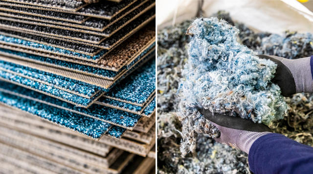 100% Recyclable Carpet Tiles