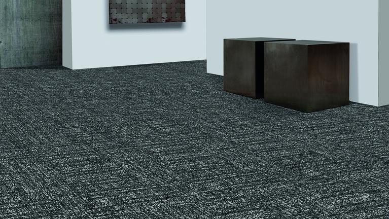 Tarkett, Modular Carpet, We looked outside our industry to find a waste stream we could recycle into flooring. This search