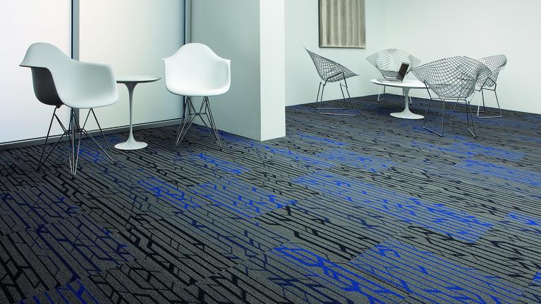 Tarkett, Modular Carpet, We looked outside our industry to find a waste stream we could recycle into flooring. This search