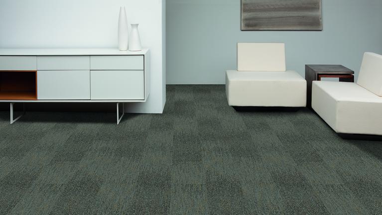 Tarkett, Modular Carpet, We looked outside our industry to find a waste stream we could recycle into flooring. This search