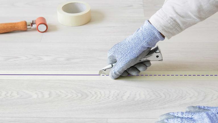 How To Lay Vinyl Flooring Sheets Tiles, How To Repair Cut In Vinyl Flooring