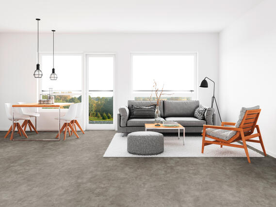 Vinylboden Betonoptik