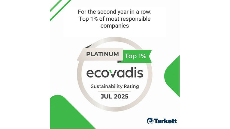 Tarkett erhält erneut EcoVadis Platin