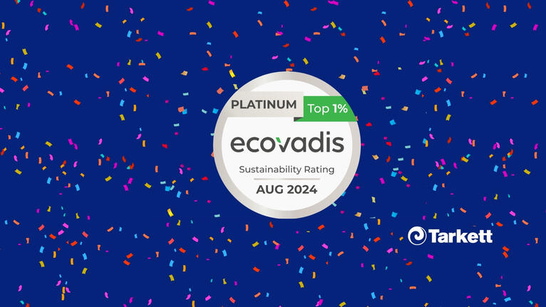 Tarkett achieves a Platinum Medal by EcoVadis, setting a new benchmark in the flooring and sports surfaces industry