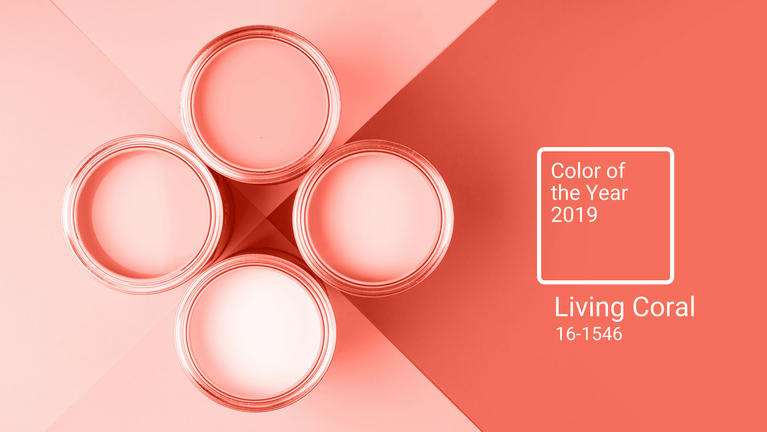 The colour of the year 2019 – living coral!