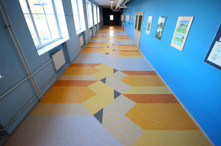 Linoleum vloeren in scholen voor een optimale luchtkwaliteit 