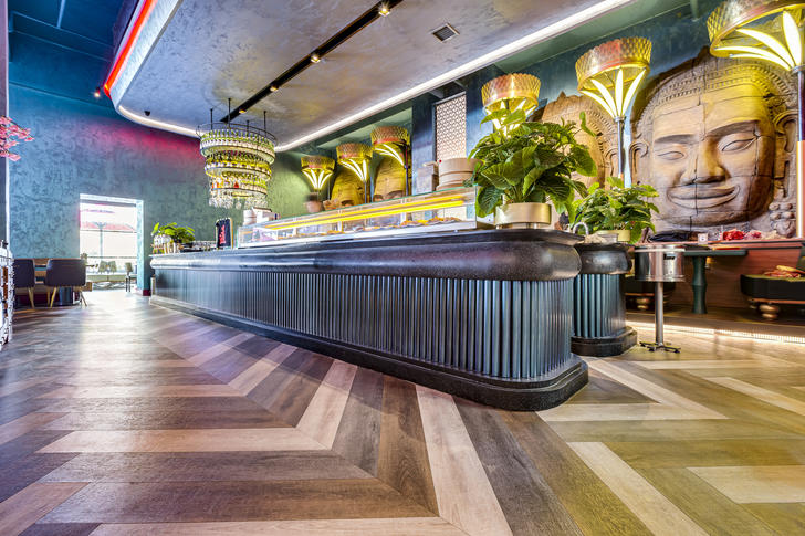 Restaurant Flooring Case Study Luxury Vinyl Tiles Tarkett