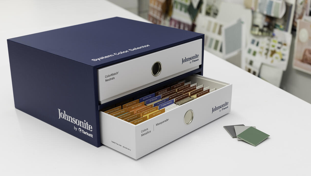 Johnsonite Angle Fit Rubber Stair Tread with Integrated Riser