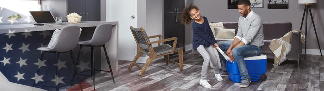 Made in North America: Discover a full line of flooring surfaces made right here in USA and Canada.