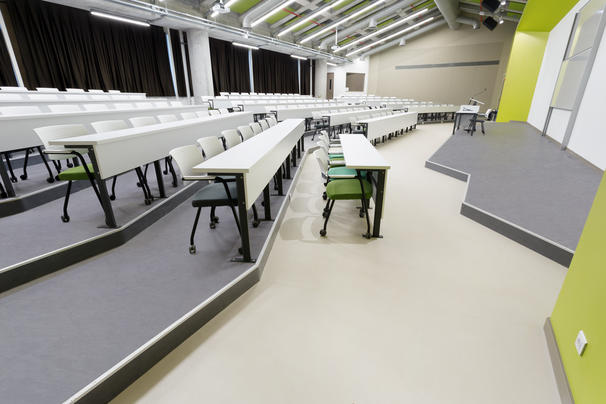 istanbul sehir university 12 000 m of veneto linoleum tarkett tarkett